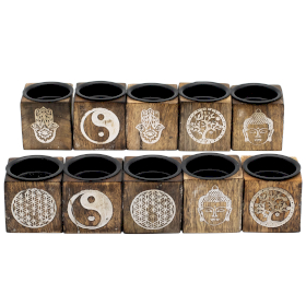 10x Supporto Multiuso 5x5x5 cm - Cubo - Collezione Esoterica