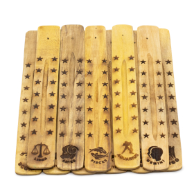 12x Portaincensi in Mango - Collezione Zodiaco