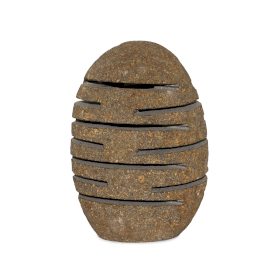 Portacandele in Pietra di Fiume Naturale – Verticale (10x13x22cm)