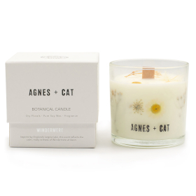 Candela Botanica in Cera di Soia Agnes & Cat - Acque Tranquille Windermere