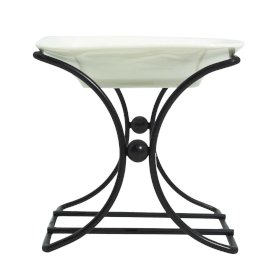 Brucia Essenze - Supporto Quadrato in Metallo