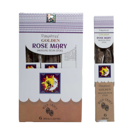 12x 30g Resine su Bastoncino per Smudging Golden - Rosmarino