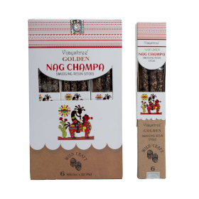 12x 30g Resine su Bastoncino per Smudging Golden - Nag Champa