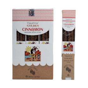 12x 30g Resine su Bastoncino per Smudging Golden - Cannella