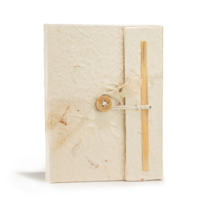 Taccuino Medio in Carta Lokta – Fiori Misti (15x12 cm) – 45 Fogli