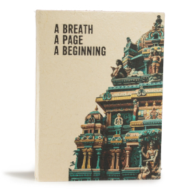 Taccuino Lokta Grande (21x15 cm) – Inspiration “Un Respiro” – 45 Fogli + Segnalibro