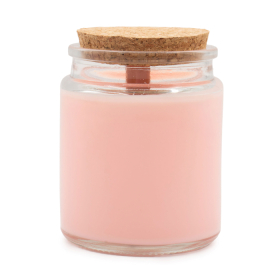 6x Candele di Soia con Stoppino in Legno – Radura di Gelsomino (no etichetta)