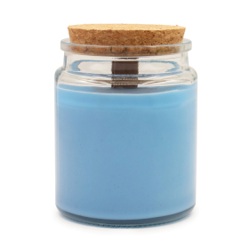 6x Candele di Soia con Stoppino in Legno – Salvia & Mintwood (no etichetta)