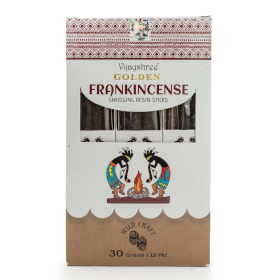 12x 30g Resine su Bastoncino per Smudging Golden - Frankincense