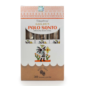 12x 30g Resine su Bastoncino per Smudging Golden -  Palo Santo