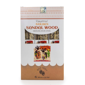 12x 30g Resine su Bastoncino per Smudging Golden - Sandalo