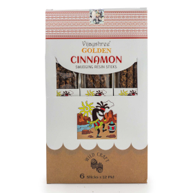 12x 30g Resine su Bastoncino per Smudging Golden - Cannella