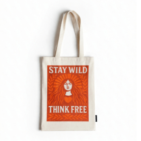 5x Iconic Tote Bag - Stay Wild - Naturale 10oz (42x30 cm)