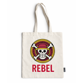 10x Iconic Tote Bag - REBEL - Naturale 4oz (40x36 cm)