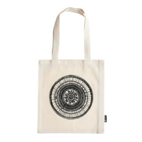 10x Iconic Tote Bag - Urban Mandela - Naturale 4oz (40x36 cm)