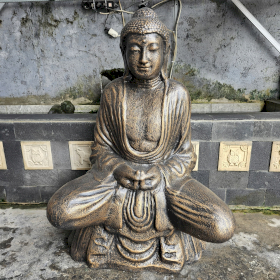 Buddha Thailandese Oro Antico 0,96 m
