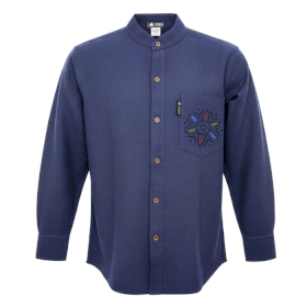 Camicia Nomad Sari Kathmandu XL - Indaco
