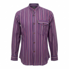 Camicia Nomad Sari Kathmandu L - Nero e Viola