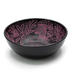 Campana Tibetana in Alluminio - Fungo Magico - Rosa (20 cm)