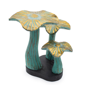 Funghi Dorati - Verde - Piccolo (20x17 cm)