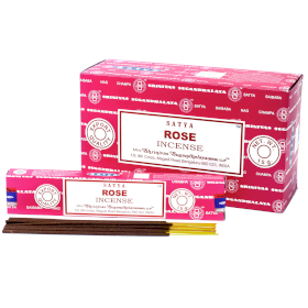 12x Incensi Satya 15gm - Rosa