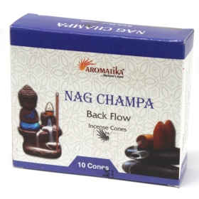 12x Aromatica Incensi a Reflusso - Nag Champa