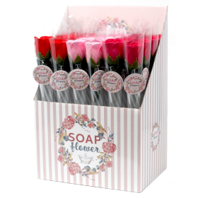 24x Fiori di Sapone - Rosa Piccola