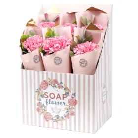 6x Fiori di Sapone - Bouquet Garofani