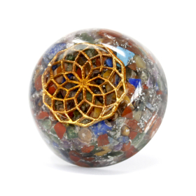 Fermacarte in Orgonite - Pietre Assortite