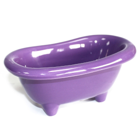 4x Mini Bagno in Ceramica Lavanda