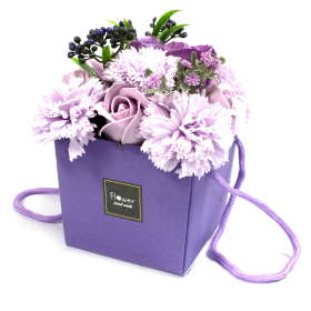 Bouquet di Sapone  - Rose Lavanda & Garofani