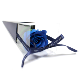 6x Rosa Singola - Rose Blu