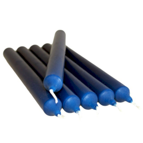 100x Candele da Tavola - Blu