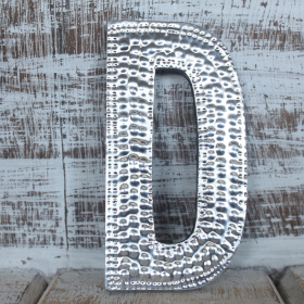 4x Lettere in Alluminio Lettera D (4) - Piccola