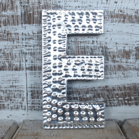 4x Lettere in Alluminio Lettera E (4) - Piccola