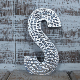 4x Lettere in Alluminio Lettera S (4) - Piccola