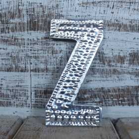 4x Lettere in Alluminio Lettera Z (4) - Piccola