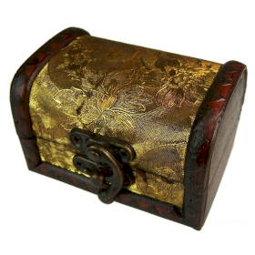 6x Box coloniali retro Oro - Medio