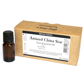10x Olio Essenziale 10ml - Anice Stellato Della Cina (no etichetta)