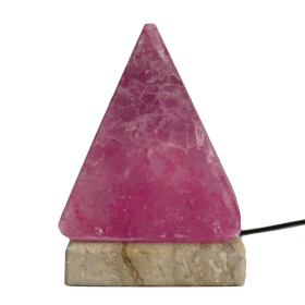 Lampada di sale a piramide USB - 9 cm (multicolore)