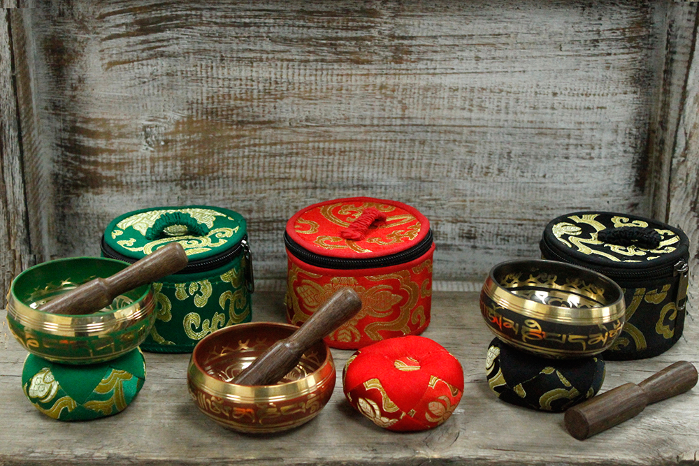 Set Ciotola Tibetana Himalayana - Con Martello E Cuscino, Per Meditazione E Guarigione - Foto 4