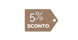 Sconto 5% primo Ordine