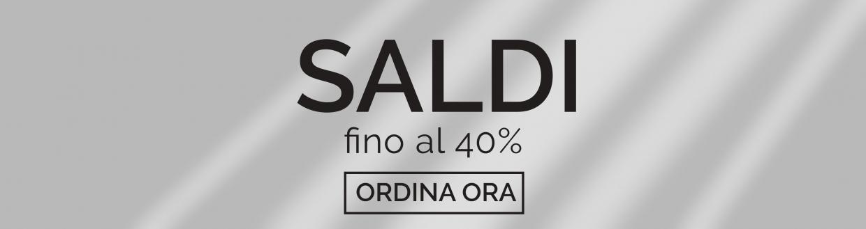 Saldi aggiornati regolarmente fino al 40% 