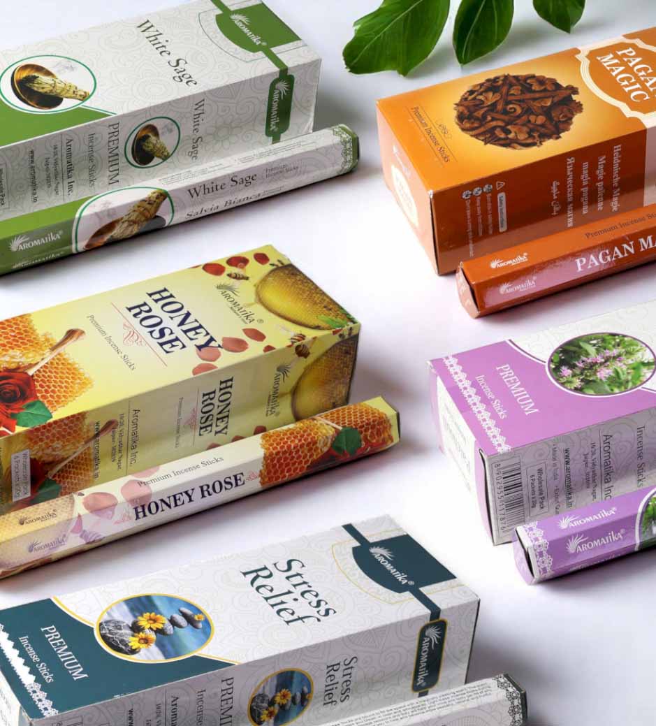 Grossista B2B di Bastoncini di Incenso Hex Aromatika Senza Carbone 