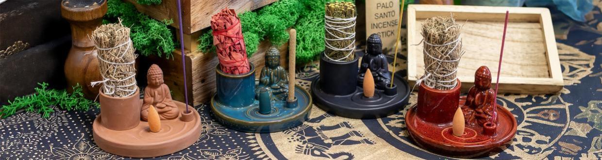 Portaincenso in Ceramica Multiuso Buddha - Grossista B2B per articoli da regalo e incensi