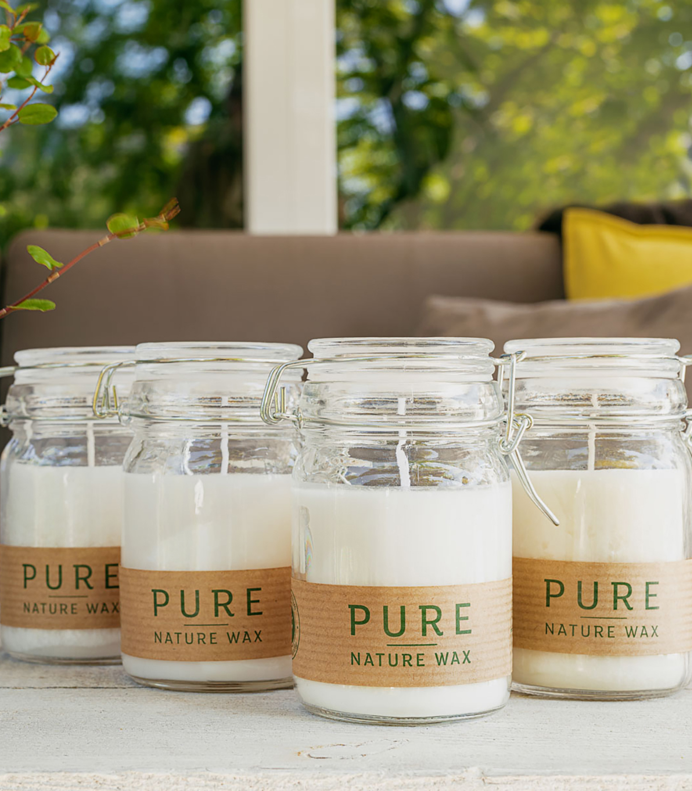 Candele in Cera Pura d'Oliva all'ingrosso B2B