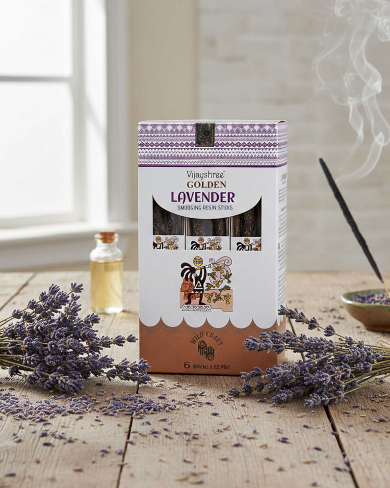 Grossista B2B di Resine su Bastoncino per Smudging Golden