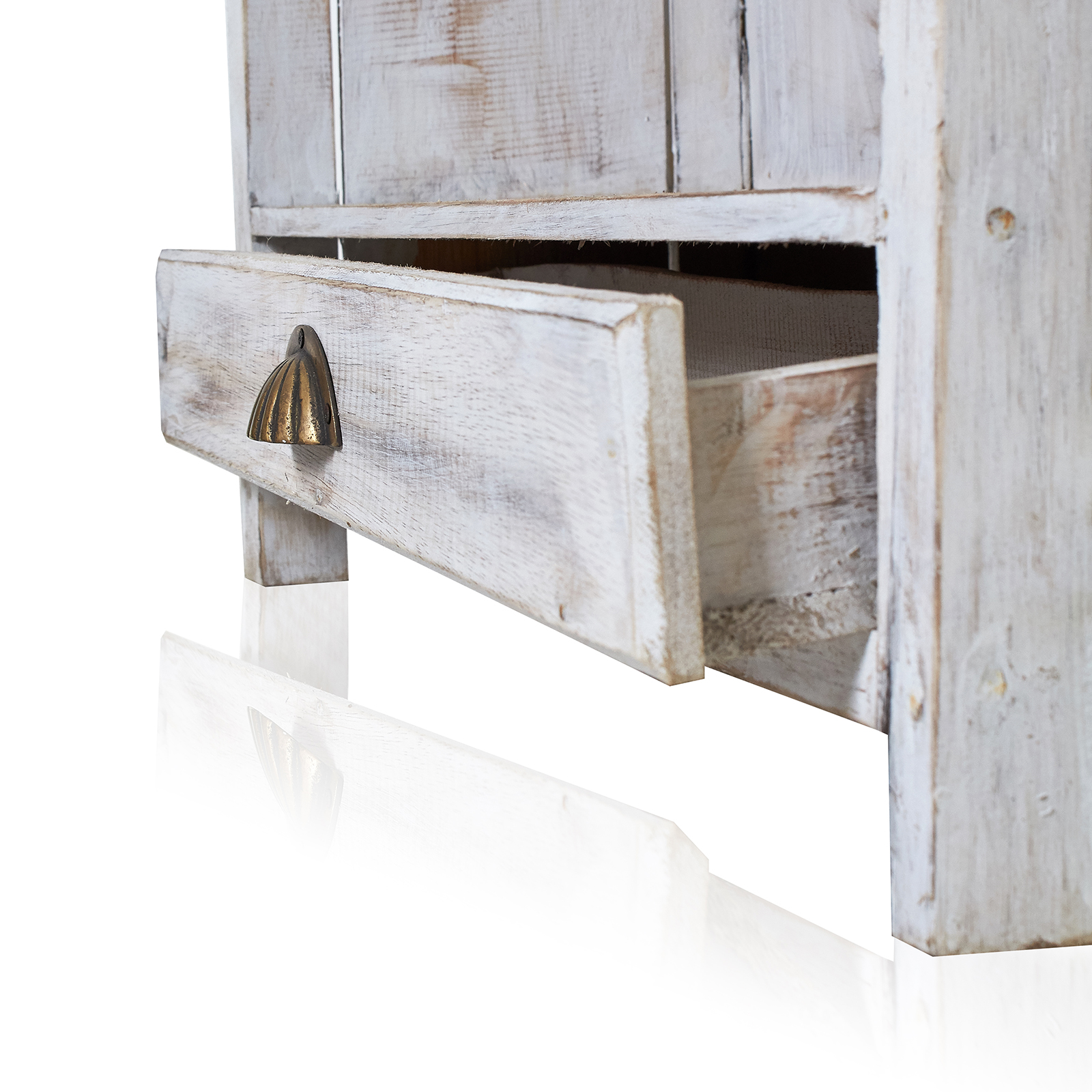 Espositore In Legno Sopicoz – Vassoio Rialzato Decorativo Per Candele E Piante, 22,9 Cm, Bianco