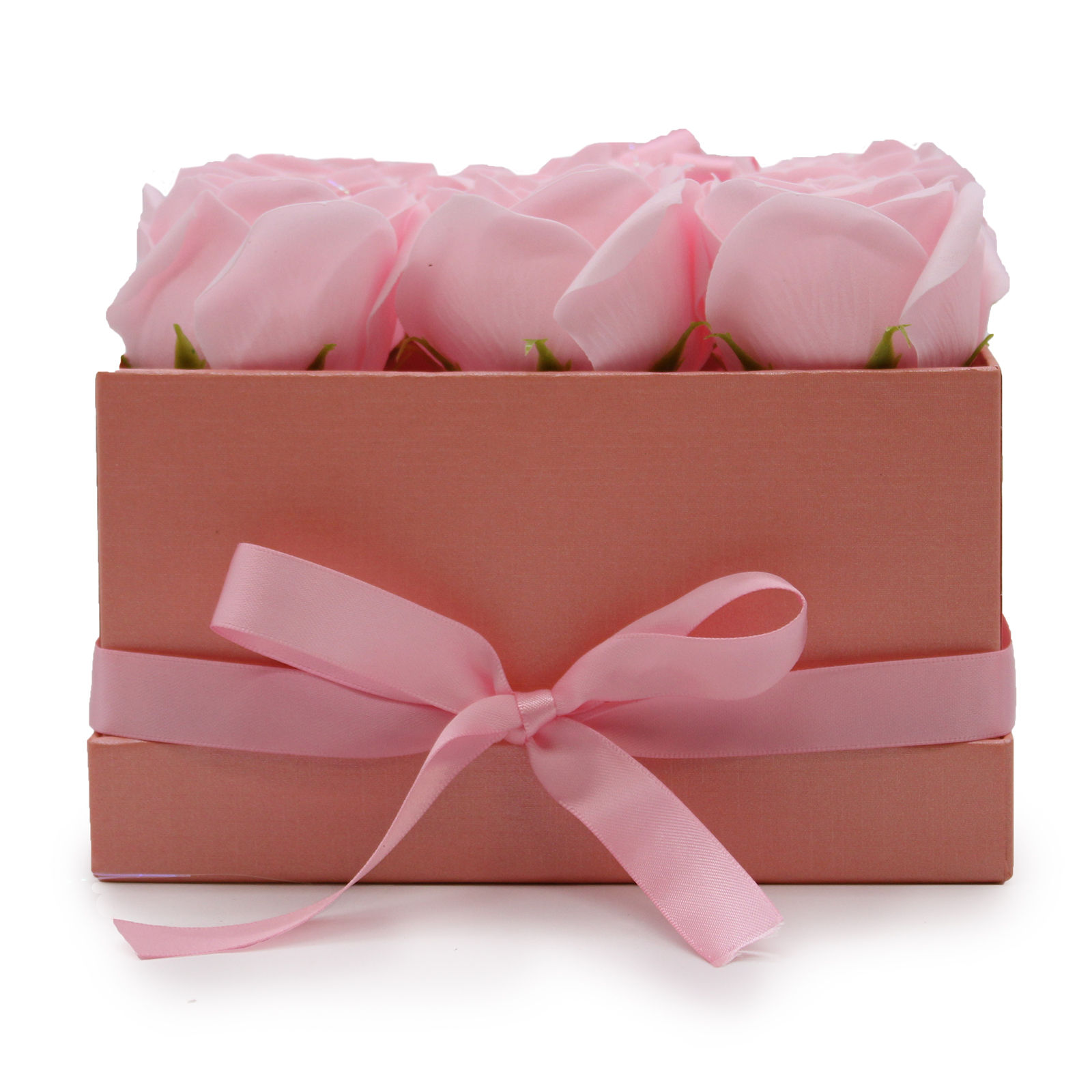Bouquet di Fiori di Sapone - 9 Rose Rosa - Quadrato - AWGifts Italia - il  tuo grossista di articoli da regalo che parla Italiano
