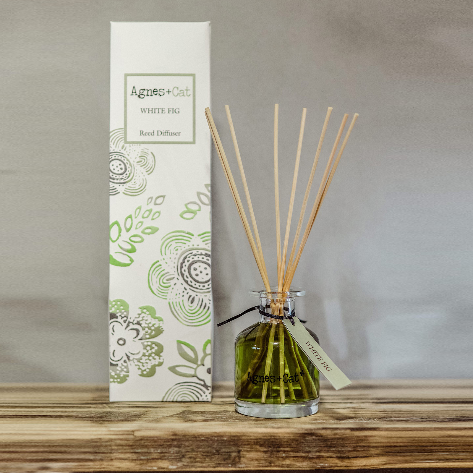 Le Essenze Di Cristiana Bellodi Diffusore Per Ambiente 250 Ml - Fico E Tabacco, Durata 3 Mesi, Oli Essenziali Naturali, Midollini In Feltro